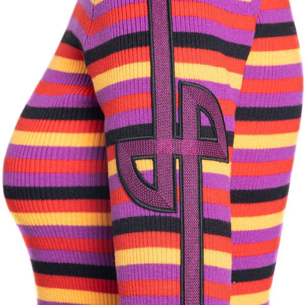 Multicolored striped sweater                                                                                                                           PATOU