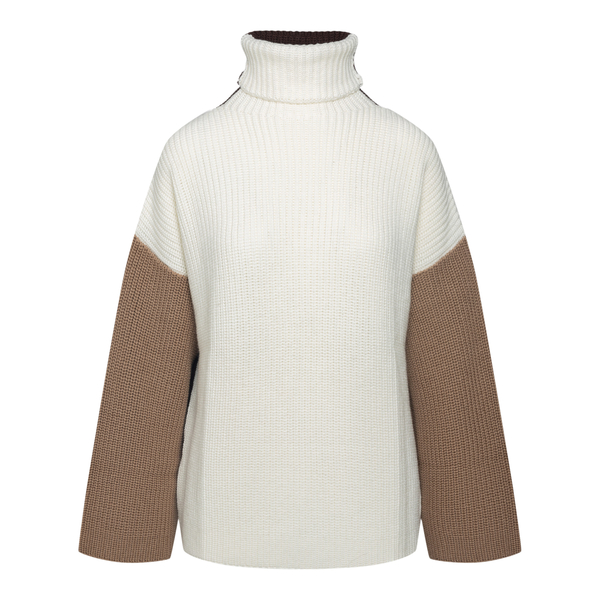 High neck color-block sweater                                                                                                                          DRUMOHR