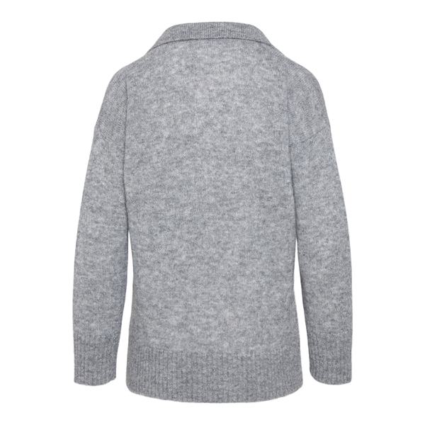 Grey sweater with collar                                                                                                                               DRUMOHR
