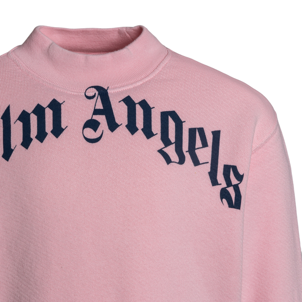 Felpa rosa con nome brand                                                                                                                              PALM ANGELS                                        PALM ANGELS                                       