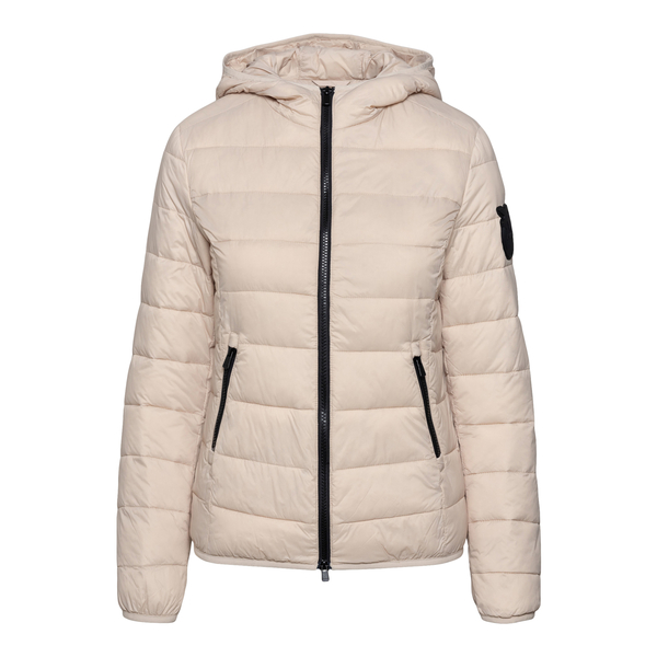 Light pink down jacket with logo                                                                                                                      Pinko 1G17R3 back