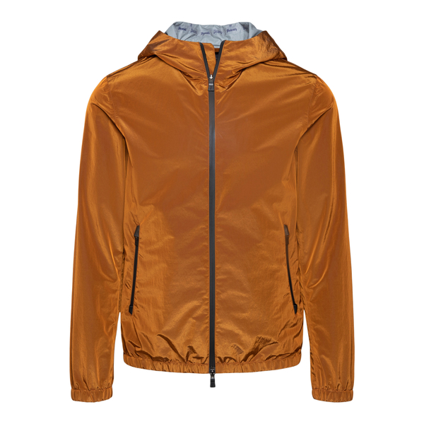 Hooded rust jacket                                                                                                                                    Herno GI070UL front