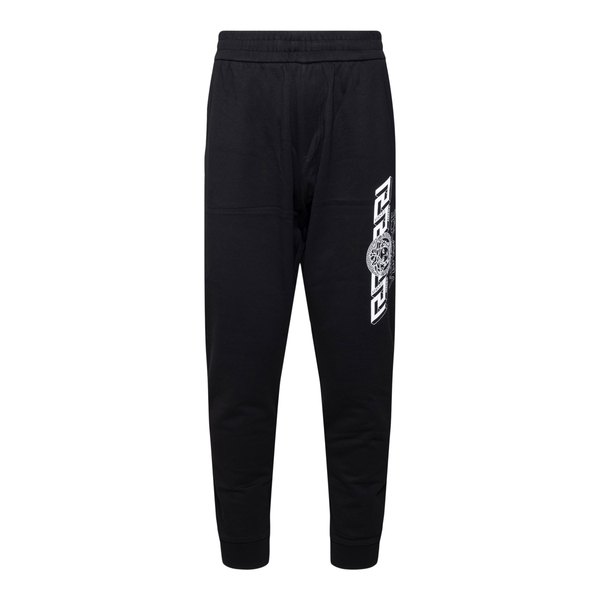 Black track pants with logo                                                                                                                           Versace 1004170 front