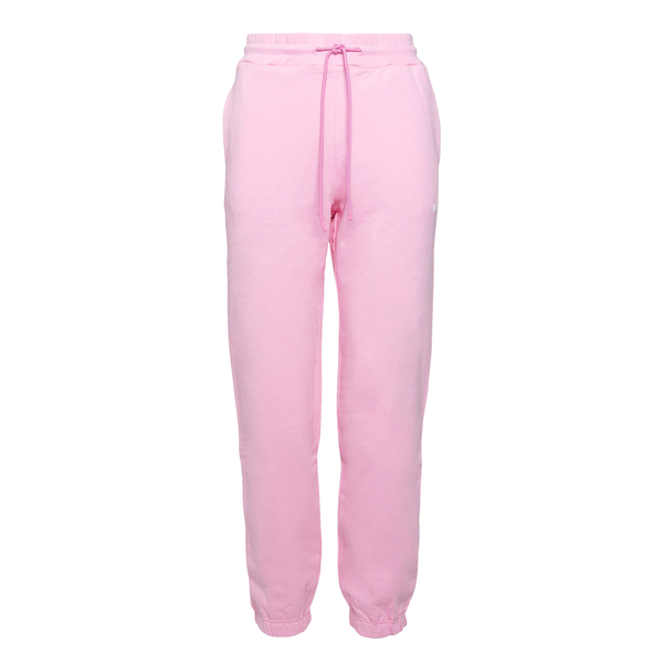 Pink sweatpants with logo print                                                                                                                       Msgm 2000MDP500 back