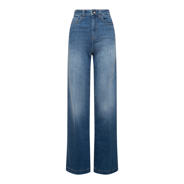 Jeans BootcutAlexander McQueen in Denim di colore Blu Donna Abbigliamento da Jeans da Jeans bootcut 