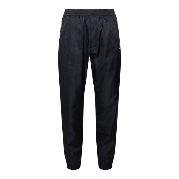 Black trousers with logo pattern                                                                                                                      Givenchy BM50VZ back