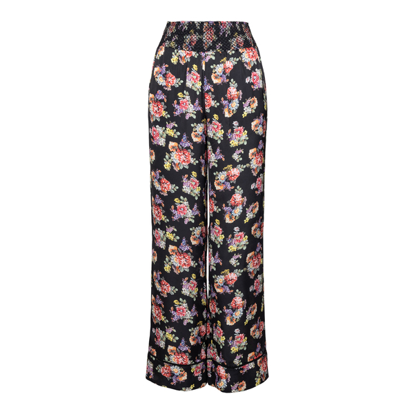 Black floral trousers Alice+olivia | Ratti Boutique