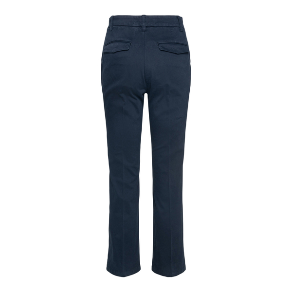 Pantaloni crop in blu scuro                                                                                                                            davanti