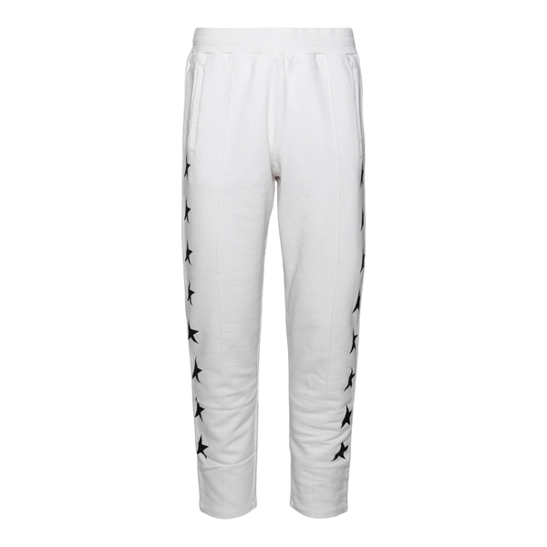 White trousers with stars                                                                                                                             Golden Goose GMP00877 front