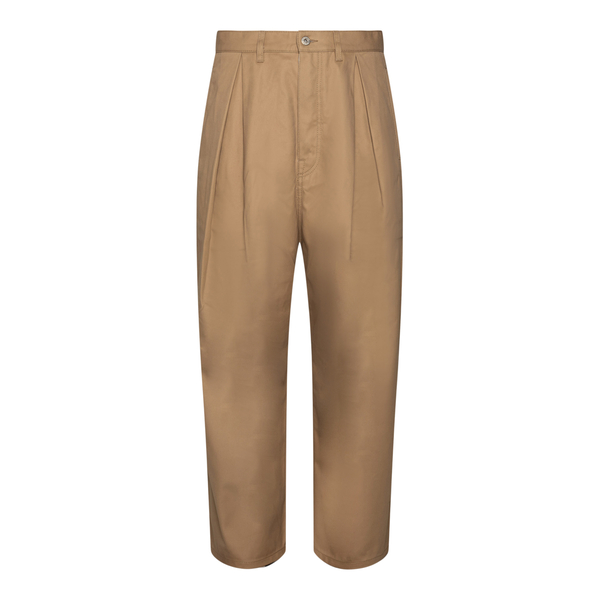 Beige trousers with pleats                                                                                                                            Loewe H526Y04W86 back