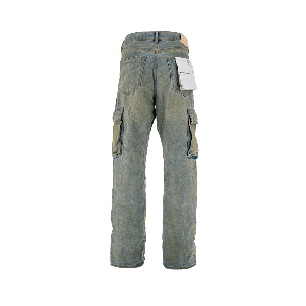 Relaxed cargo denim jeans by Purple brand