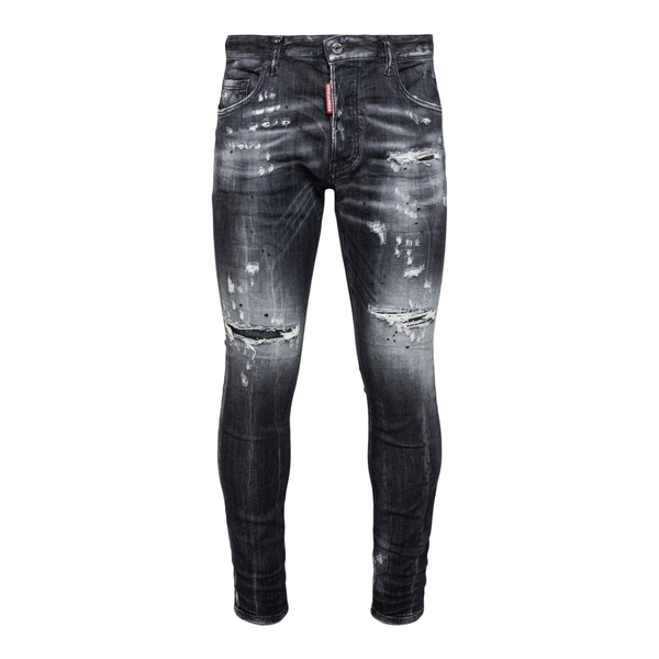 Black jeans with rips                                                                                                                                 Dsquared2 S74LB1035 back