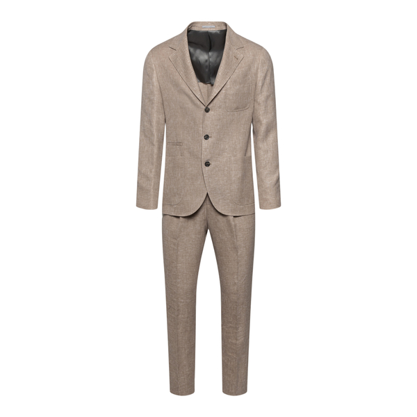 Elegant beige suit                                                                                                                                    Brunello Cucinelli MD495LBNH back