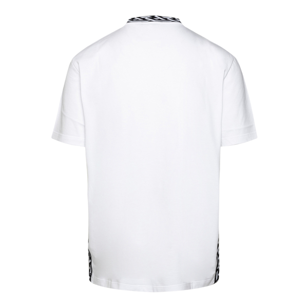 T-shirt bianca con dettaglio intrecci                                                                                                                  davanti