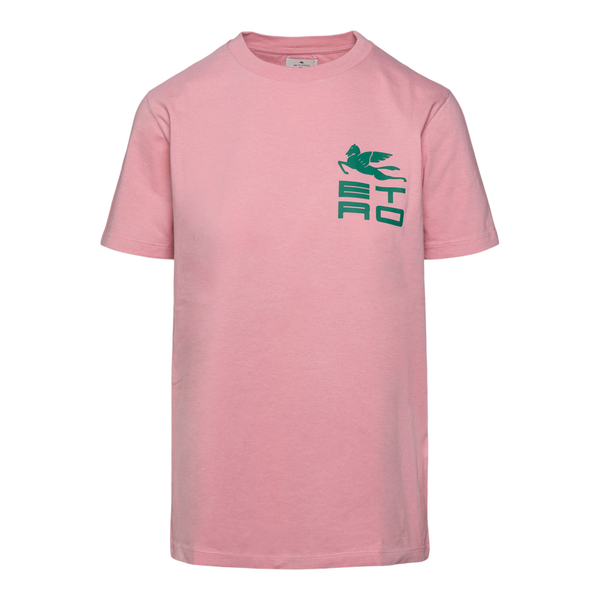 Pink T-shirt with logo                                                                                                                                Etro 19603 back