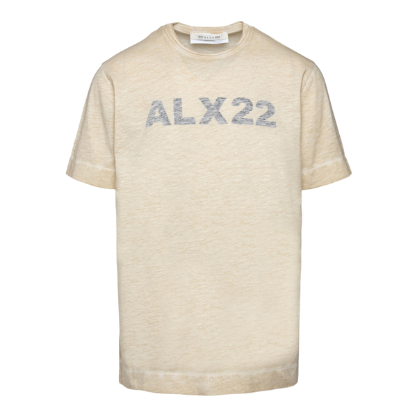 Ivory T-shirt with logo print                                                                                                                         Alyx AAMTS0262FA01 back