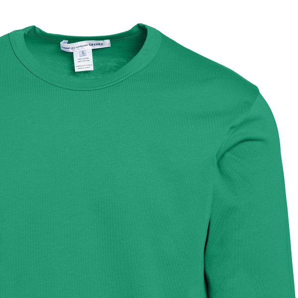 Green long-sleeved t-shirt Cdg Shirt | Ratti Boutique