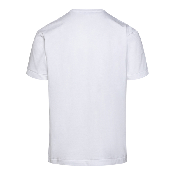 T-shirt bianca con stampa cuore                                                                                                                        davanti