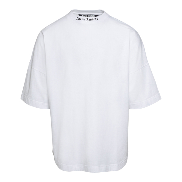 White T-shirt with logo on the back                                                                                                                   Palm Angels PMAA002C99JER001 back