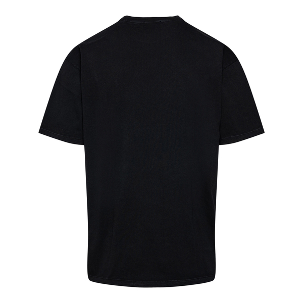 T-shirt nera con logo                                                                                                                                  davanti