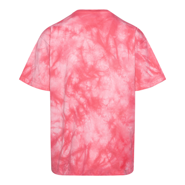 T-shirt rosa con stampa logo                                                                                                                           davanti
