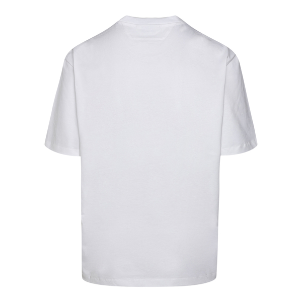 T-shirt bianca con logo                                                                                                                                davanti