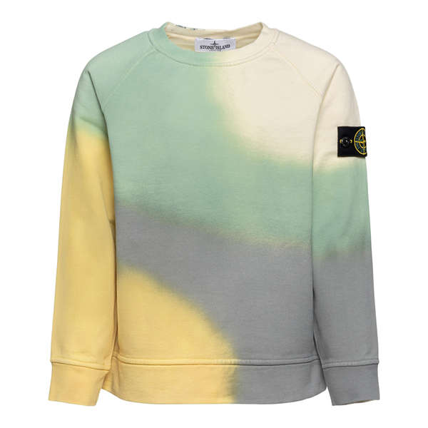 Sweatshirt with patch logo and gradient                                                                                                               Stone Island 761662423_ front