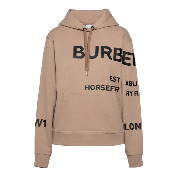 Beige sweatshirt with lettering                                                                                                                       Burberry 8048928 back
