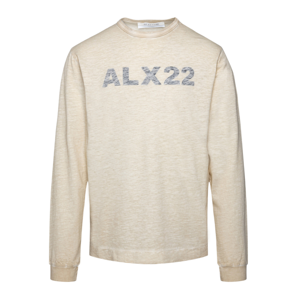 Ivory sweatshirt with logo print                                                                                                                      Alyx AAMTS0263FA01 back