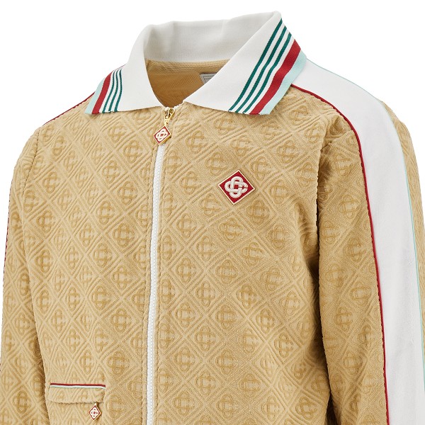Casablanca Men's Monogram Velour Jacket