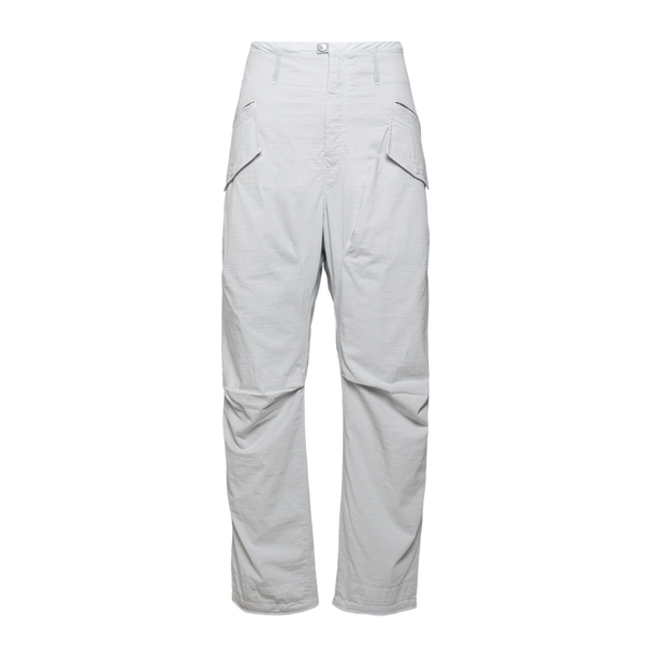 Pearl grey trousers with logo patch                                                                                                                   Stone Island Shadow 7519303 back