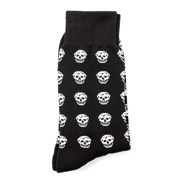 Black socks with skulls                                                                                                                               Alexander Mcqueen 575933 back