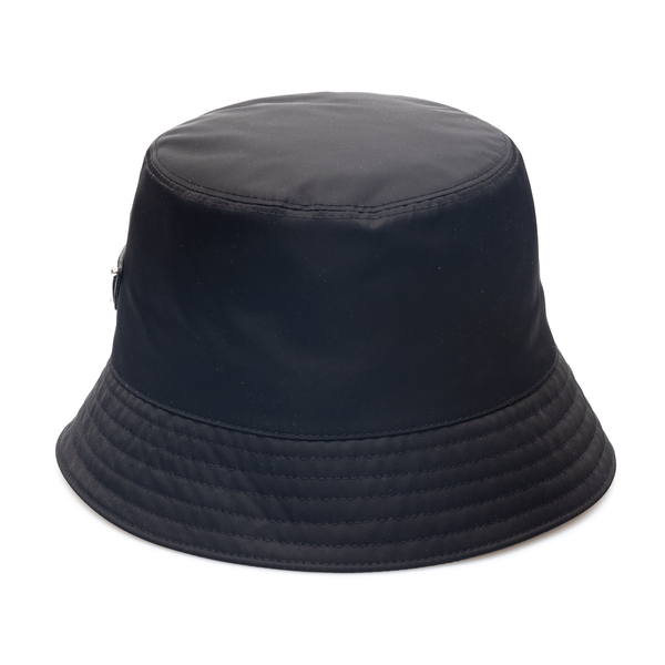 Black bucket hat with logo                                                                                                                            Prada 2HC137 back