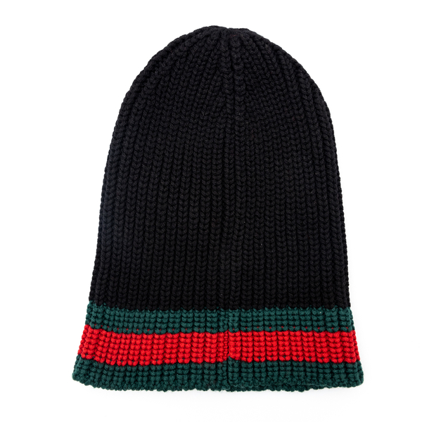 Beanie hat with two-tone band Gucci | Ratti Boutique