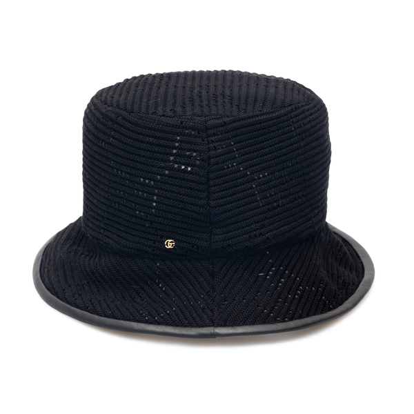 Black ribbed bucket hat                                                                                                                               Gucci 656573 back