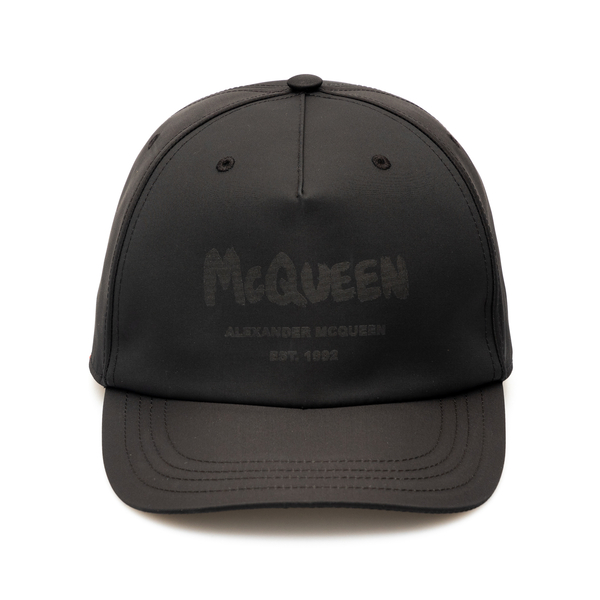 Hat with visor and print                                                                                                                              Alexander Mcqueen 667778 back