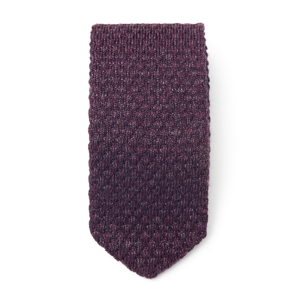 Burgundy tie with texture                                                                                                                             Emporio Armani 340027 front
