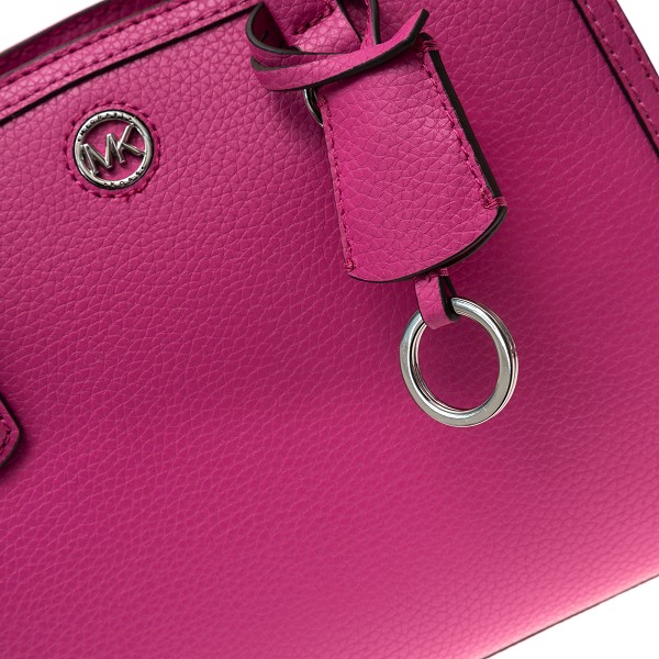 Fuchsia handbag with logo Michael Kors | Ratti Boutique