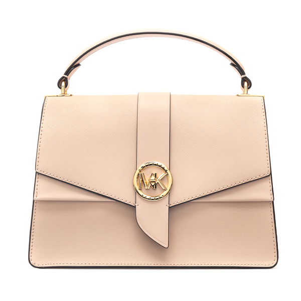 Pink handbag with gold logo                                                                                                                           Michael Kors 30H1GGRS2L back