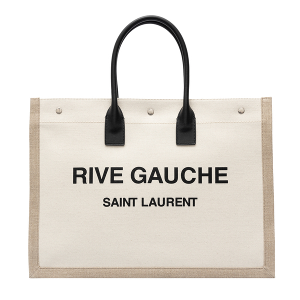 Beige tote bag with print                                                                                                                             Saint Laurent 499290 back