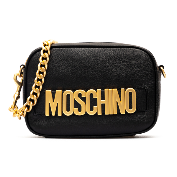 Meenemen diep Italiaans Shoulder bag with golden brand name Moschino | Ratti Boutique