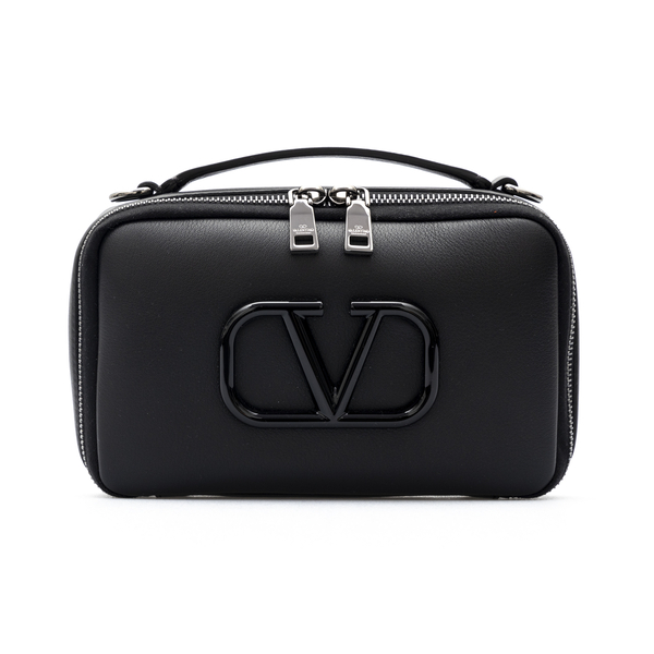 Black shoulder bag with logo application                                                                                                              Valentino Garavani XY2B0B50 front