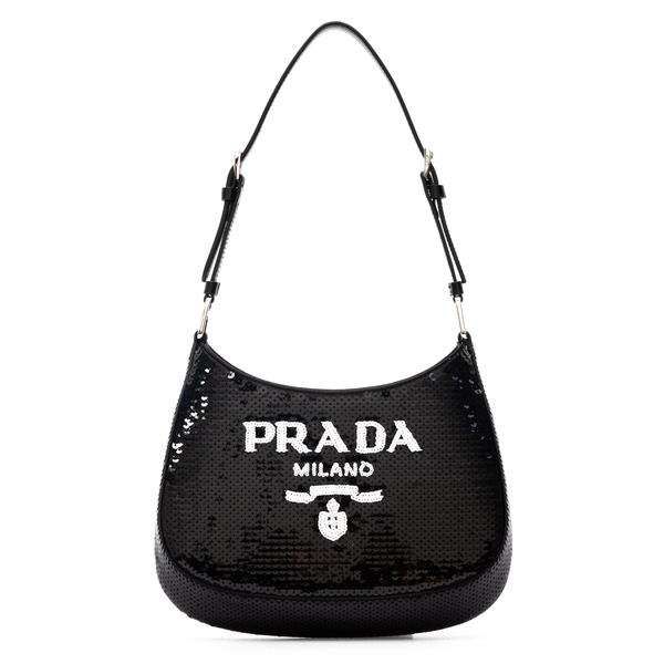 Shoulder bag in sequins                                                                                                                               Prada 1BC169 back