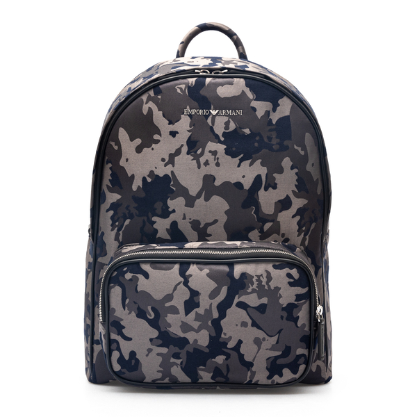 Camouflage backpack with brand name                                                                                                                   Emporio Armani Y4O311 front