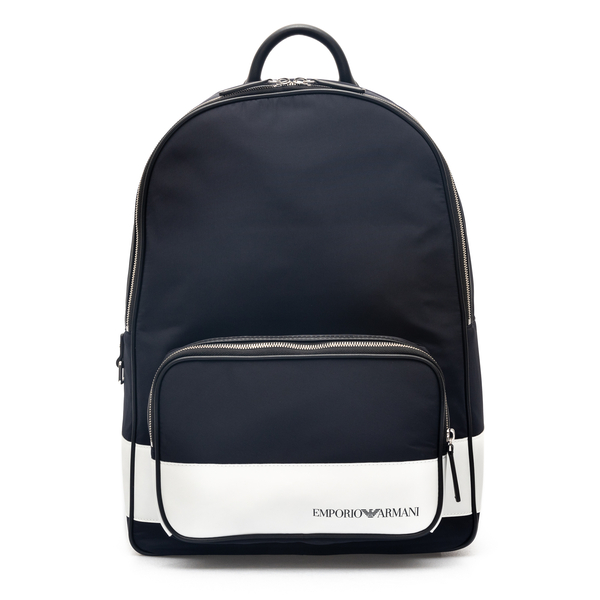 Navy blue backpack with contrasting detail                                                                                                            Emporio Armani Y4O315 front