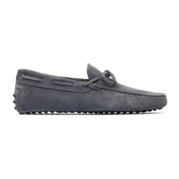 Suede loafers in dark grey                                                                                                                            Tods XXM0GW05470 front