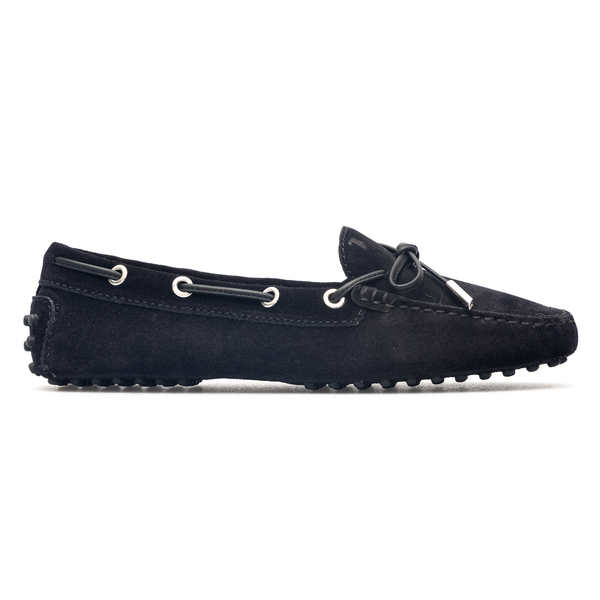 Black suede loafers                                                                                                                                   Tods XXW0FW05030 back