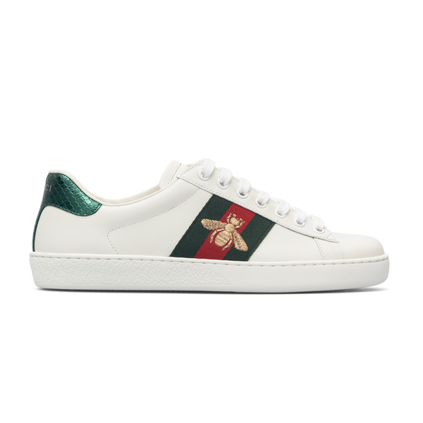 White sneakers with bee embroidery                                                                                                                    Gucci 431942 back