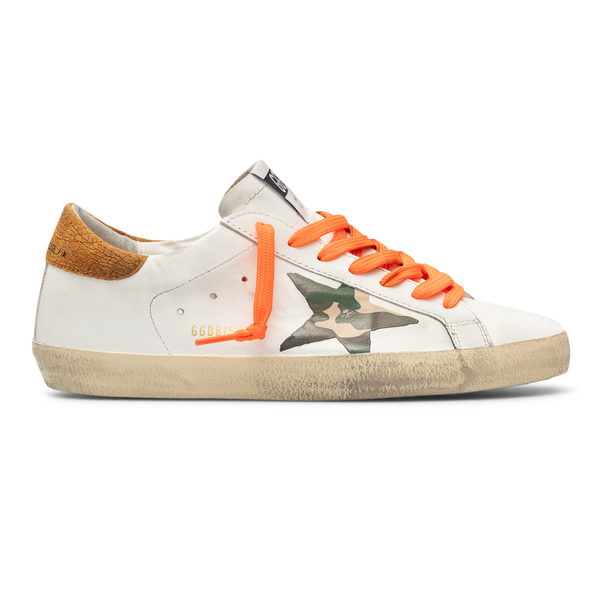 White sneakers with camouflage star                                                                                                                   Golden Goose GMF00270 back