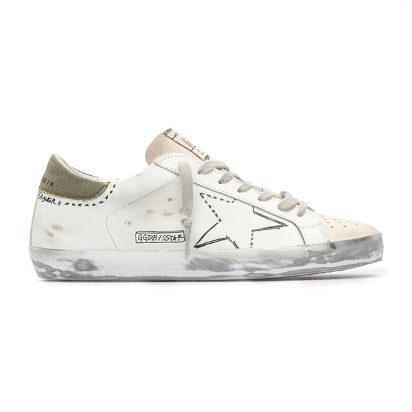 Leather sneakers with details                                                                                                                         Golden Goose GMF00270 back